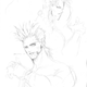 Illustration for article titled Unseen Tetsuya Nomura Sketches From the 1990s